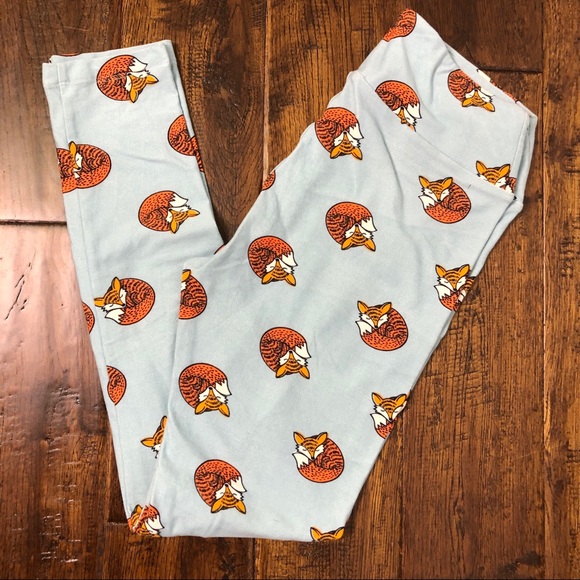 LuLaRoe Pants - Lularoe OS Fox Leggings 🦊